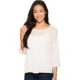 thumbnail image 1 of NYDJ Women's Size Serra Sweater, Macaron/Optic White, Large/Petite, 1 of 3