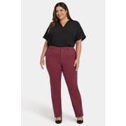 NYDJ Womens Straight Jeans With High Rise And 31" Inseam, Available in Regular, Plus Sizes