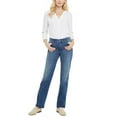 thumbnail image 1 of NYDJ Women's Waist Match Marilyn Straight Leg Jeans Blue Size X-Small, 1 of 3