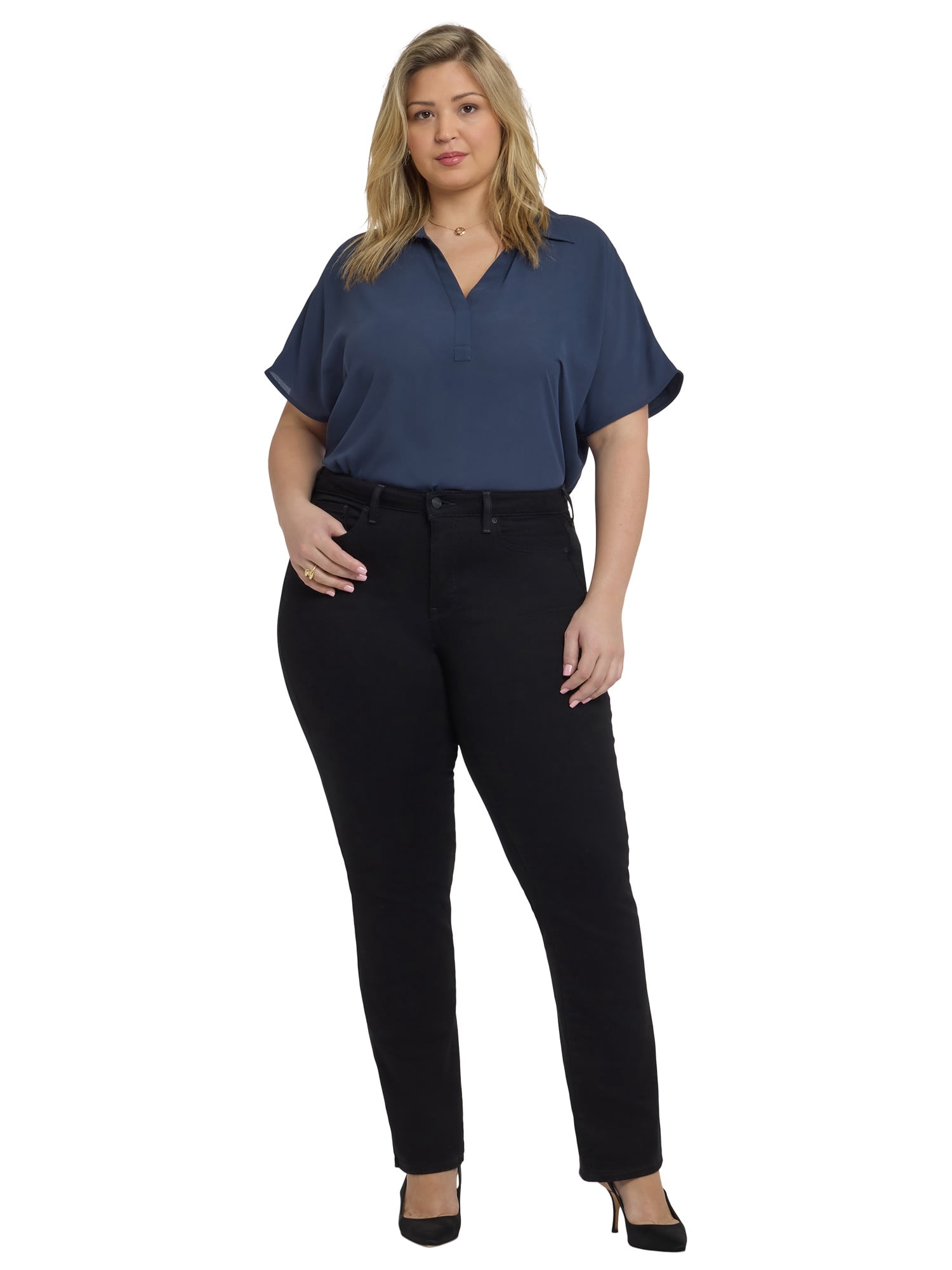 NYDJ Women’s, Women’s Petite, and Women’s Plus Barbara Bootcut Jean, Sizes 2-24, featuring Lift Tuck® Technology
