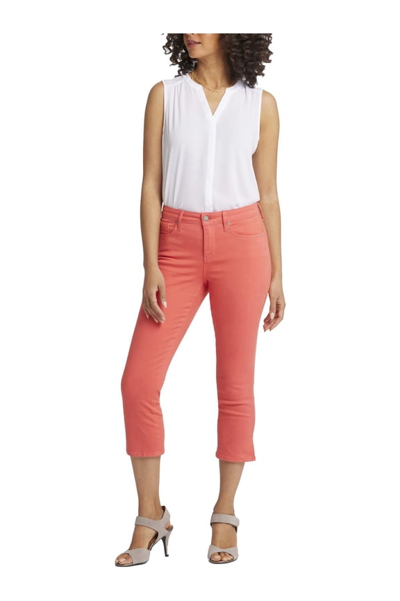 Womens Chloe Crop Denim Capri Jeans