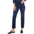 thumbnail image 1 of NYDJ Womens Compression Fit Straight Ankle Straight Leg Jeans, 1 of 2