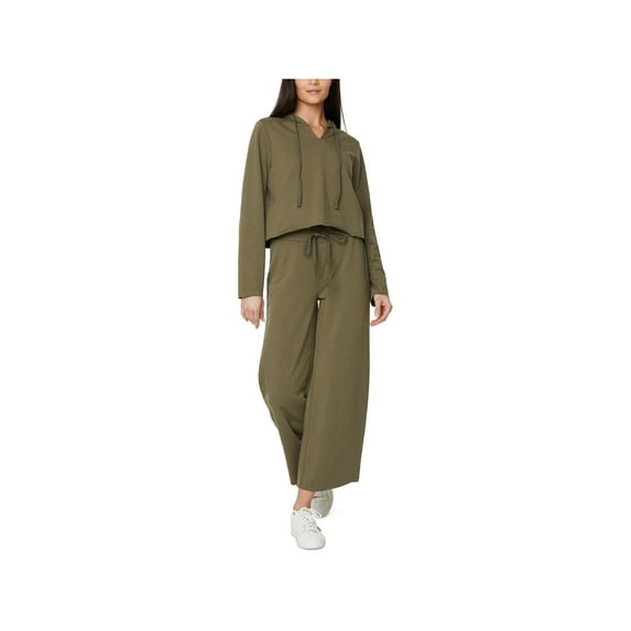 NYDJ Womens Cropped Comfy Hoodie
