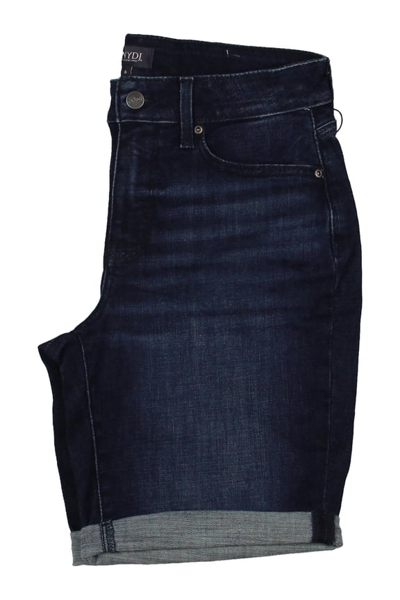 Womens Ella Cuffed High Rise Bermuda Shorts Mesquite 2