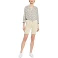 thumbnail image 1 of NYDJ Womens Ella Roll-Cuff Stretch Denim Shorts, 1 of 2