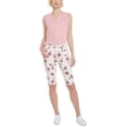 thumbnail image 1 of NYDJ Womens Floral Print Knee Length Denim Shorts, 1 of 2