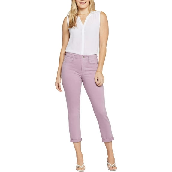 NYDJ Womens Girlfriend Tummy Slimming Denim Skinny Jeans