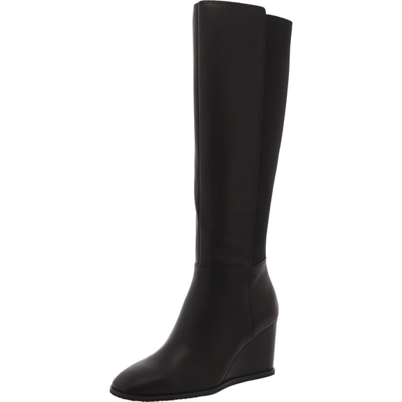 NYDJ Womens Jessica 35 Tall Leather Knee-High Boots