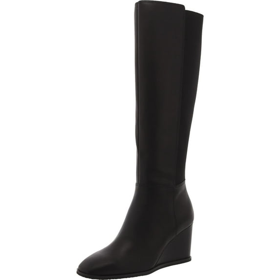 NYDJ Womens Jessica 35 Tall Leather Knee-High Boots