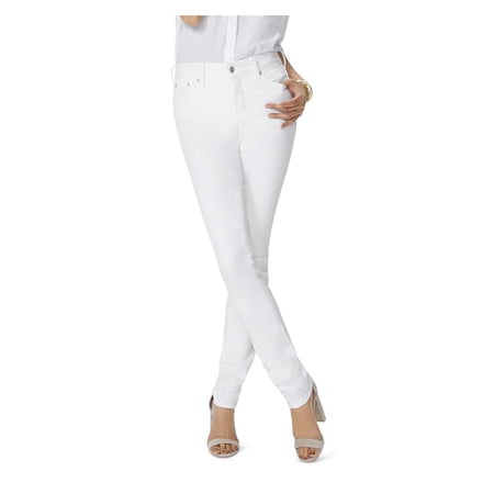 NYDJ Womens Marilyn Denim High Rise Straight Leg Jeans