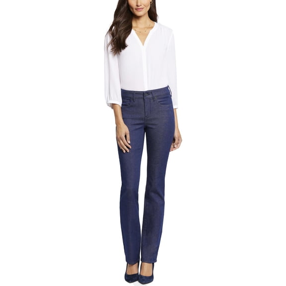 NYDJ Womens Marilyn Tummy Slimming Denim Straight Leg Jeans