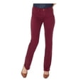 thumbnail image 1 of NYDJ Womens Maroon Straight leg Jeans 2, 1 of 3