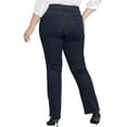 thumbnail image 1 of NYDJ Womens Plus Marilyn Stretch Denim Straight Leg Jeans, 1 of 2