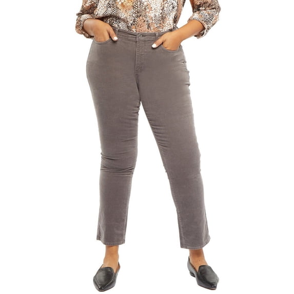 NYDJ Womens Plus Sheri Volcanic Glass Slim Jean, 28W