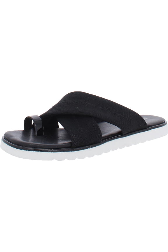 Womens Ronna Toe Loop Slip On Slide Sandals