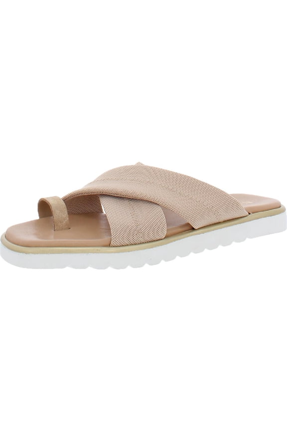 Womens Ronna Toe Loop Slip On Slide Sandals