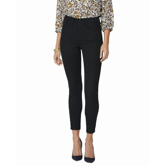 NYDJ womens Petite Ami Black Rinse Skinny Leg Jean, 0P