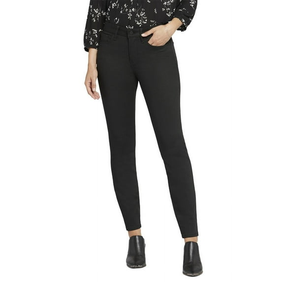 NYDJ womens Ami Black Rinse Skinny Leg Jean, 4