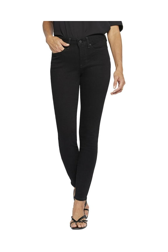 womens  Ami Black Skinny Leg Jean, 2