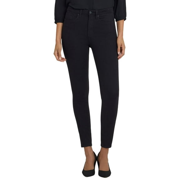 NYDJ womens Ami Black Skinny Leg Jean, 8