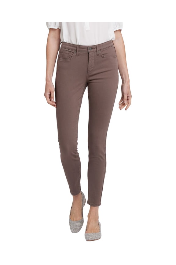 womens Ami Dark Wood Skinny Leg Jean, 0