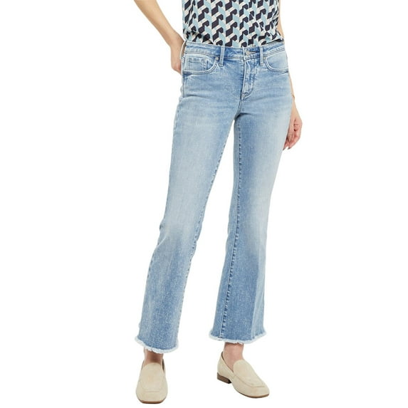 NYDJ womens Ava Fray Hem Ankle Flare Jean, 00