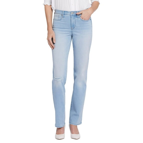 NYDJ womens Bailey Estrella Straight Leg Jean, 10