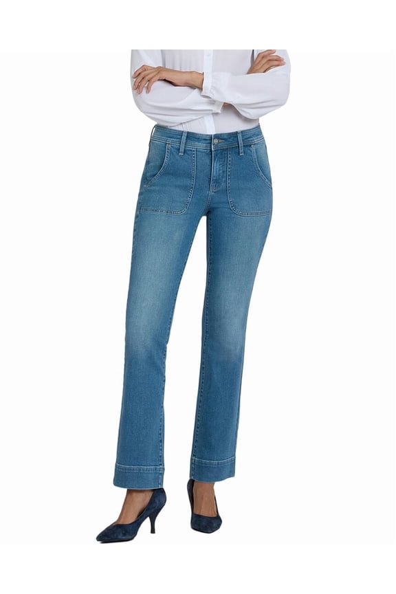 womens Barbara Avenue Blue Bootcut Jean, 2
