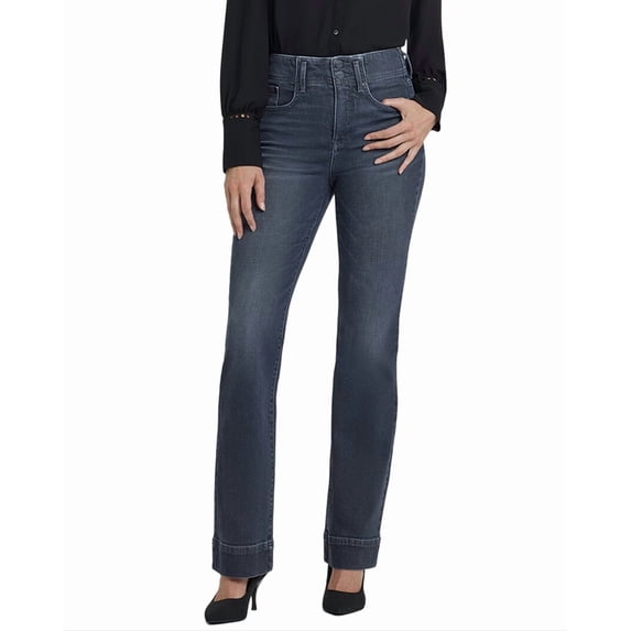 NYDJ womens Barbara Graphite Hill Bootcut Jean, 18