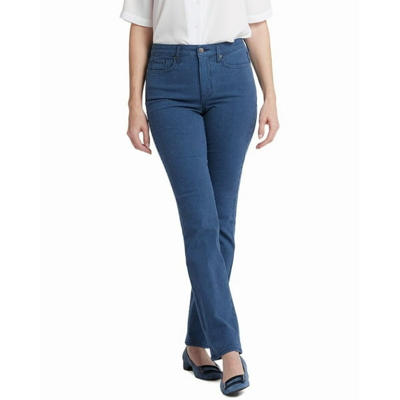 NYDJ womens Billie Icy Stripe Bootcut Jean, 6