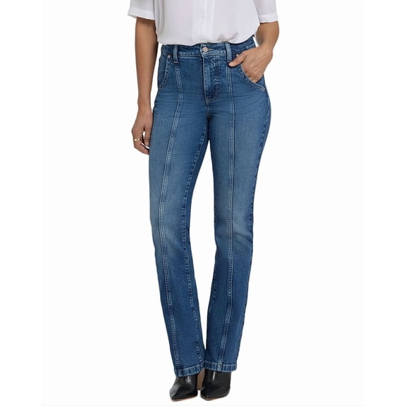 NYDJ womens Billie Romantic Indigo Bootcut Jean, 4