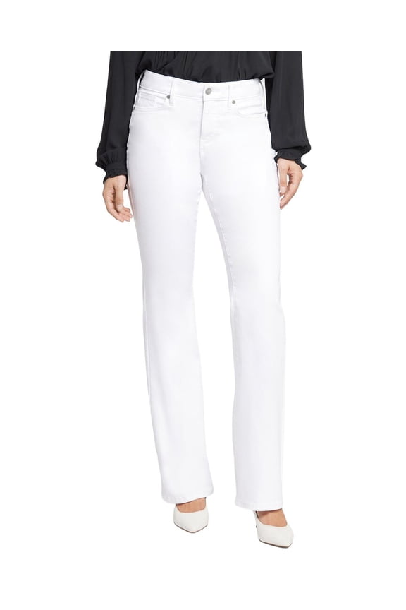 womens  Blake High-Rise Optic White Slim Jean, 8