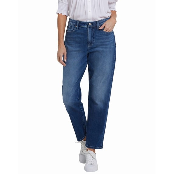 NYDJ womens Boyfriend Cool Marine Relaxed Jean, 8