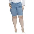 thumbnail image 1 of NYDJ womens  Plus Briella Nottinghill Short, 16W, 1 of 3