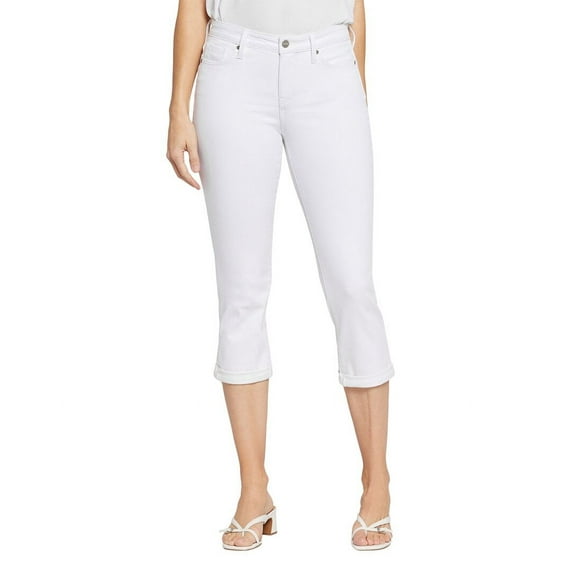 NYDJ womens Chloe Optic White Chloe Jean, 0
