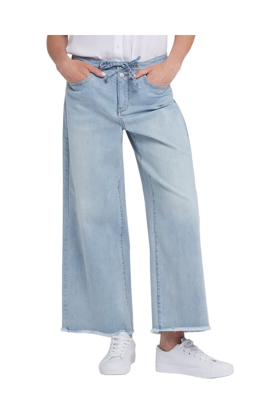 womens Cindi Santiago Sea Wide Leg Jean, 0