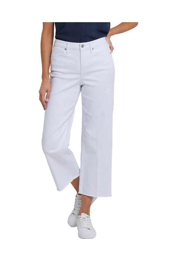 womens Coco High-Rise Optic White Crop Jean, 00