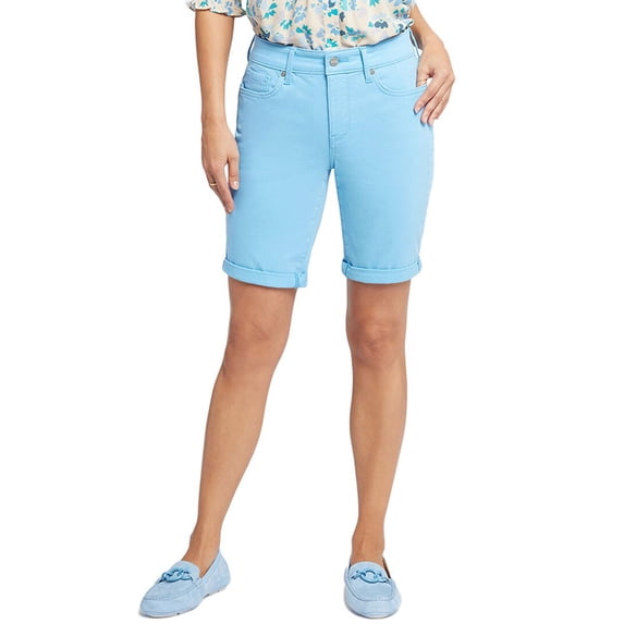 NYDJ womens Ella Bluebell Short, 2, Blue