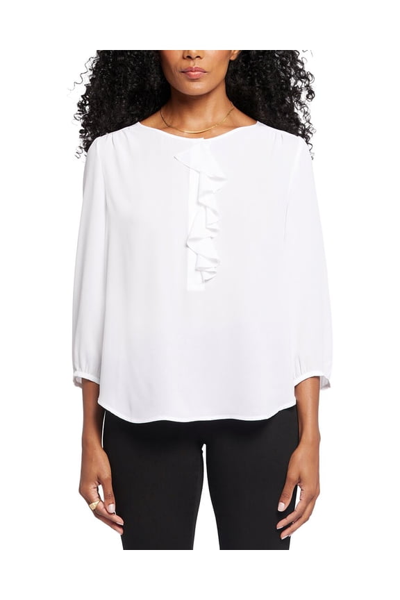 womens Flounce Blouse, m