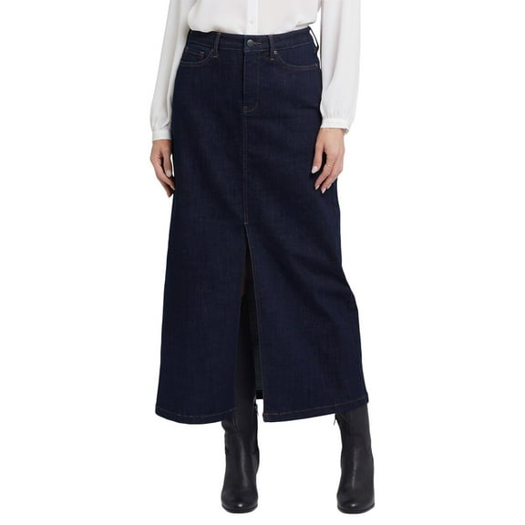 NYDJ womens  High-Rise Long Skirt, 00