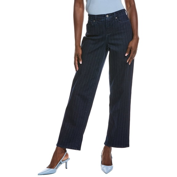 NYDJ womens  Jemma Biscay Stripe Barrel Jean, 00