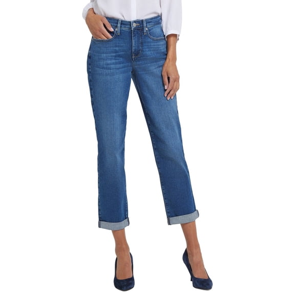 NYDJ womens Margot Opera Blue Girlfriend Jean, 2