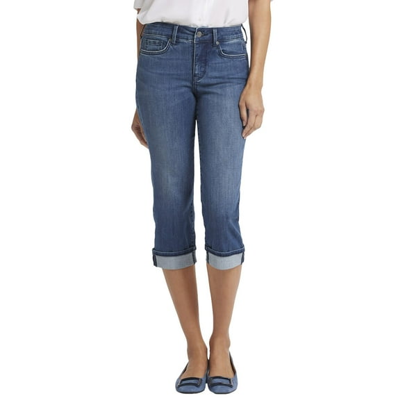 NYDJ womens Petite Marilyn Blue Ridge Crop Jean, 2P