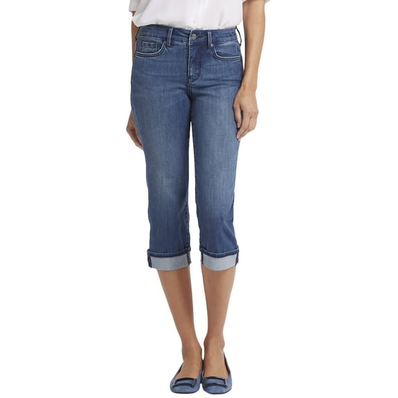 NYDJ womens Marilyn Blue Ridge Crop Jean, 8