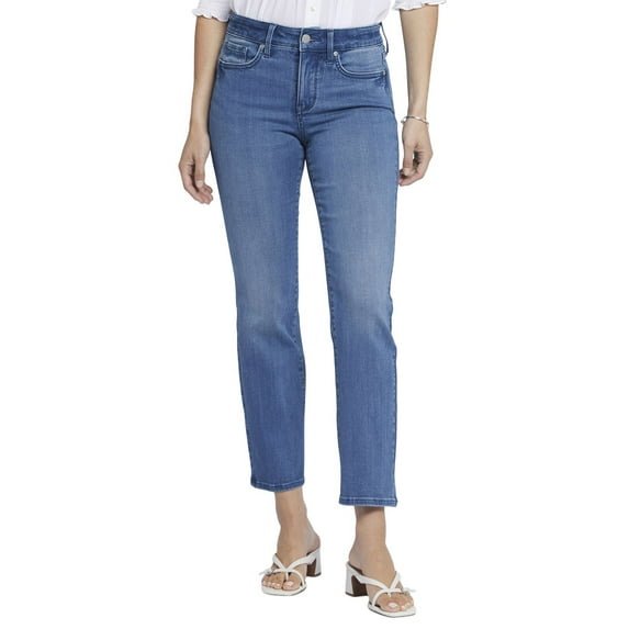NYDJ womens Petite Marilyn Blueisland Ankle Crop Jean, 10P