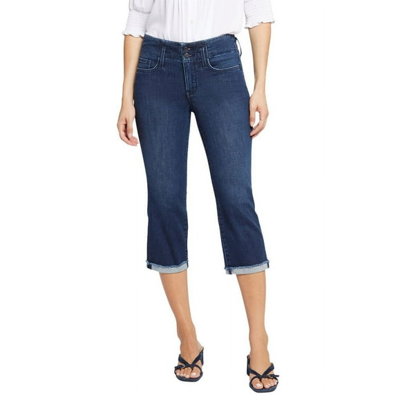 NYDJ womens Marilyn Cuff Hollywood Breathtaking Crop Jean, 00