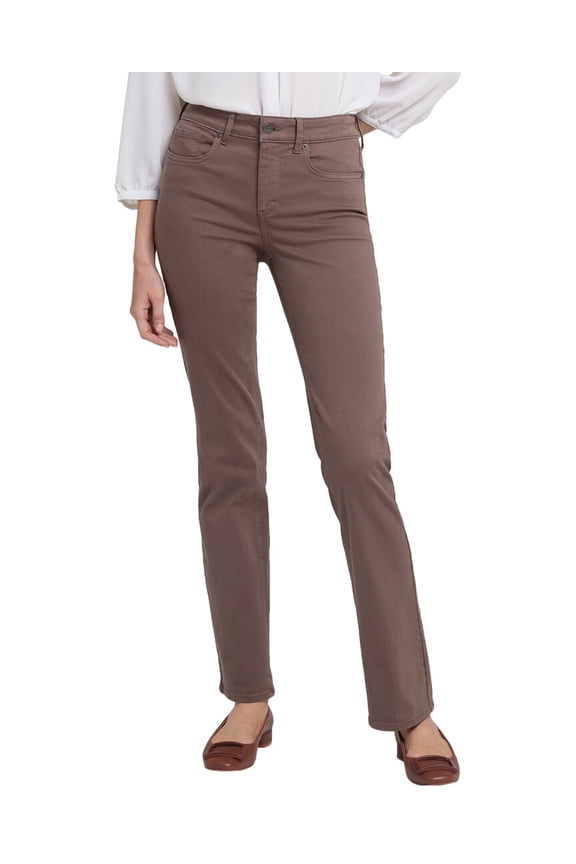 womens  Marilyn Dark Wood Straight Leg Jean, 0