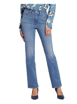 NYDJ Womens Maroon Straight leg Jeans Size: 6 