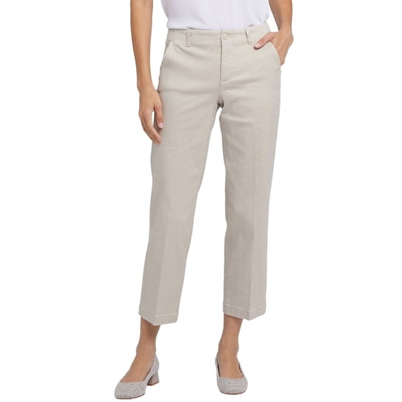 NYDJ womens Marilyn Feather Ankle Crop Jean, 12