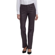 NYDJ womens Marilyn Fig Coated Straight Leg Jean, 0